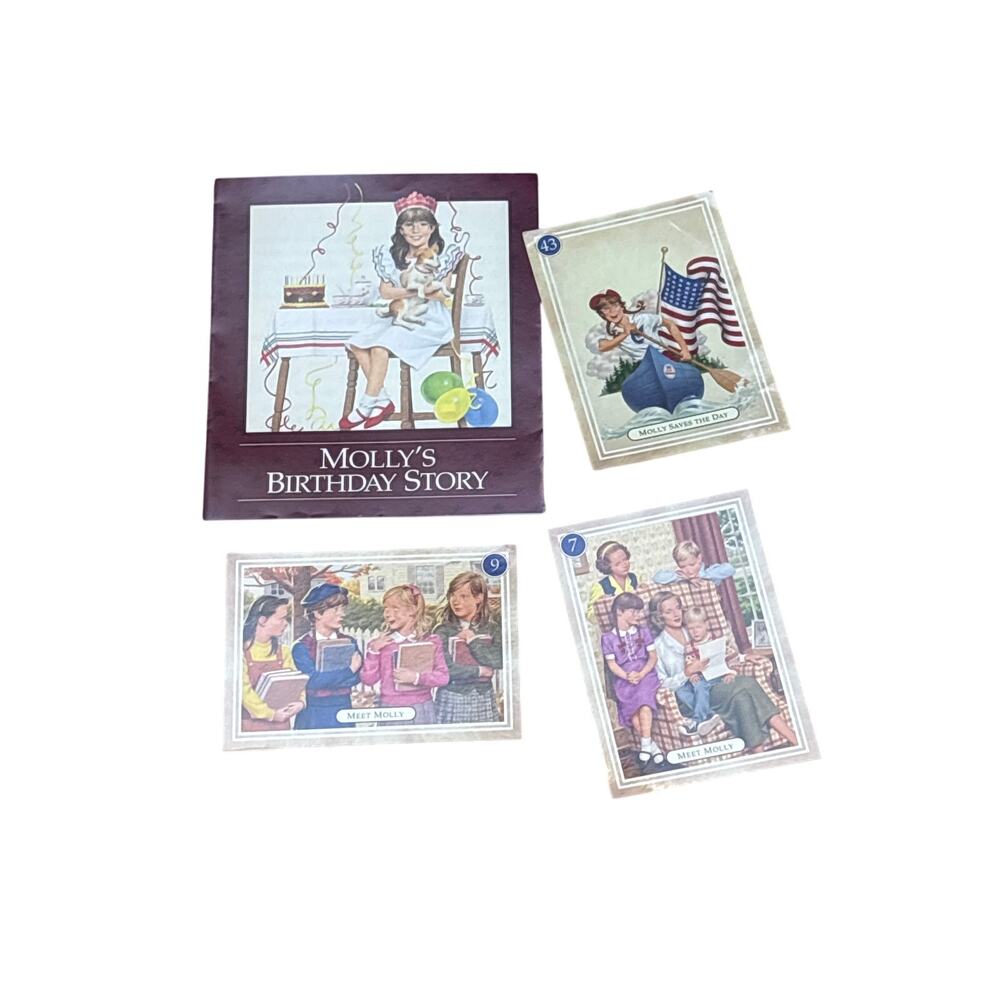 American Girl Doll Mollie Pamplets and Trading Cards